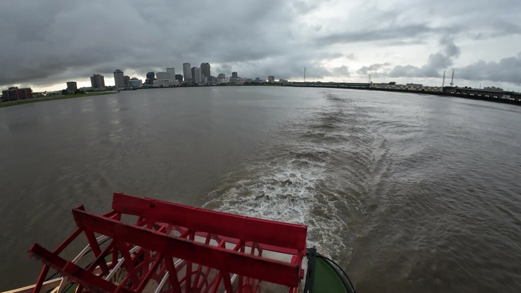 Steamboat Natchez's Paddle-Wheel