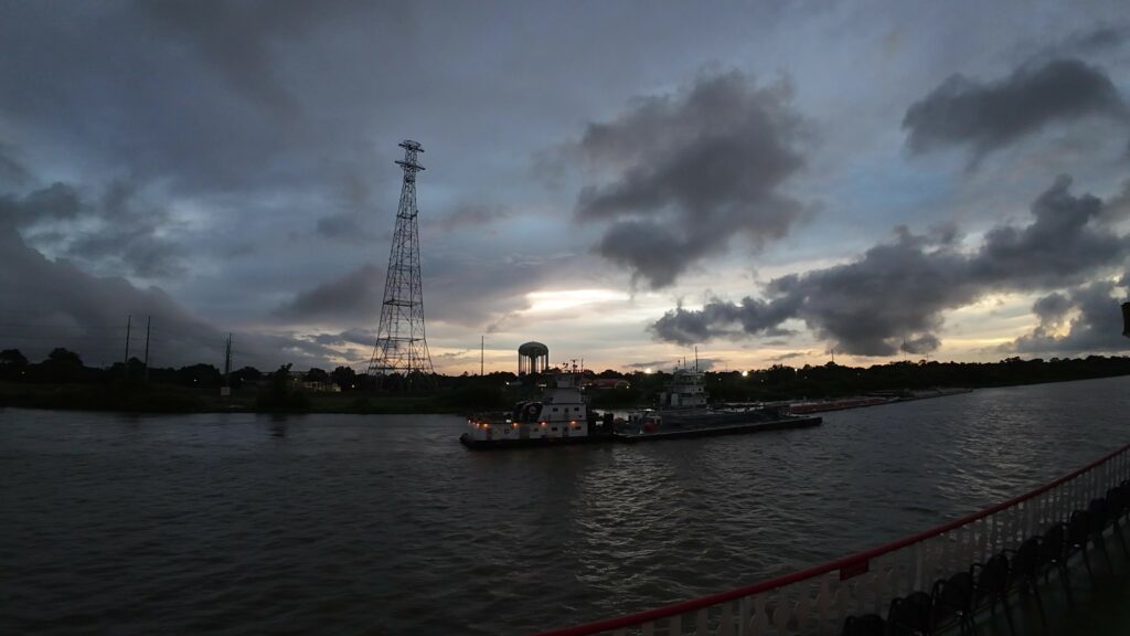 Tugboat and Barges