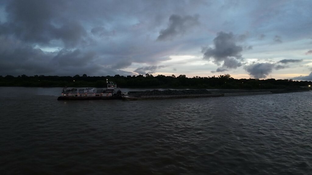 Tugboat and Barges