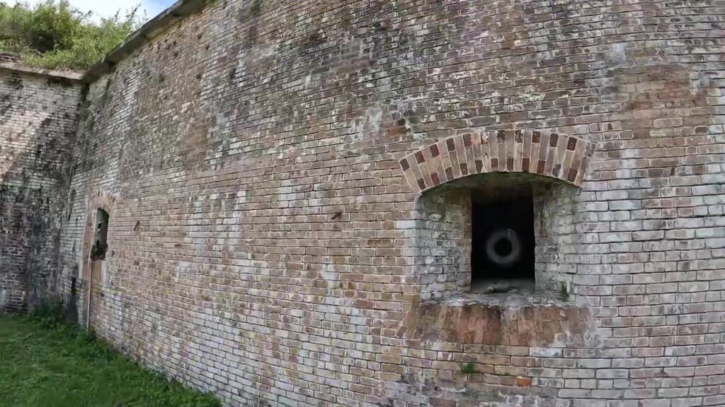 Cannon Firing Position at Fort Pickens