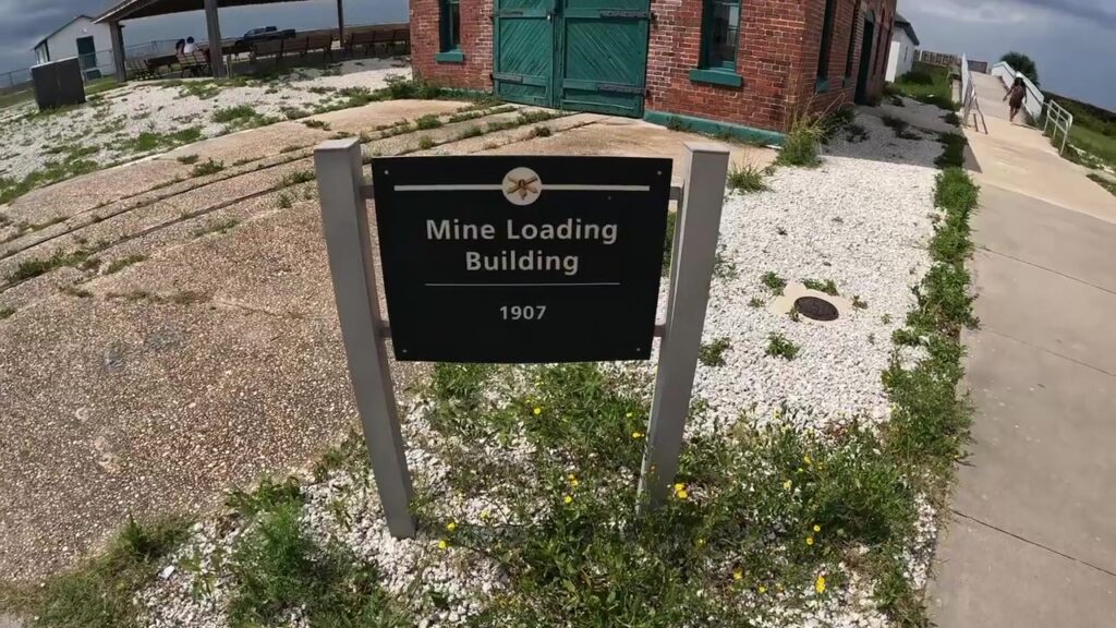 Mine Loading Building Sign