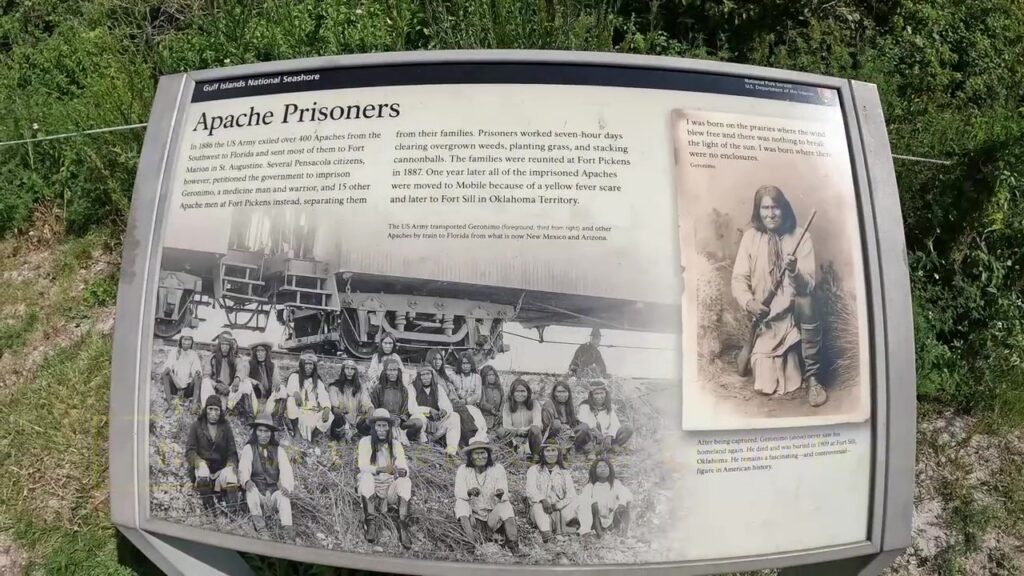 Apache Prisoners at Fort Pickens