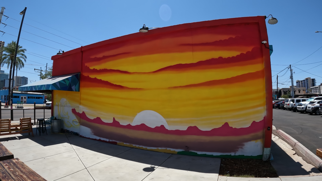 Sunrise Mural at Roosevelt Row