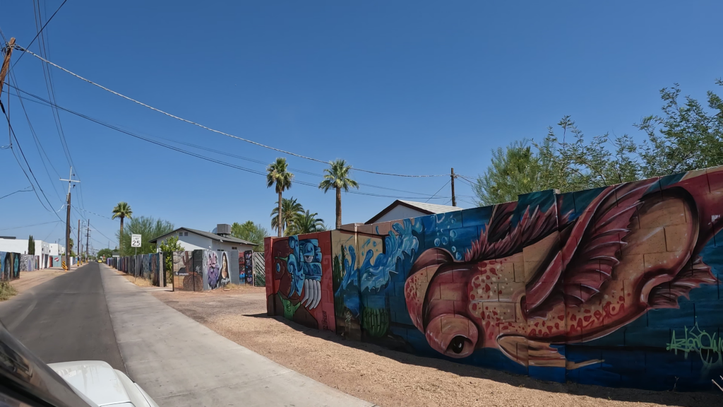 Sea Creature Back Alley Mural