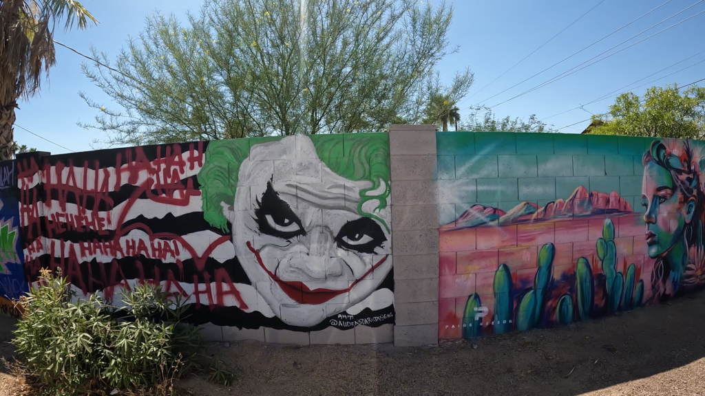 The Joker Mural