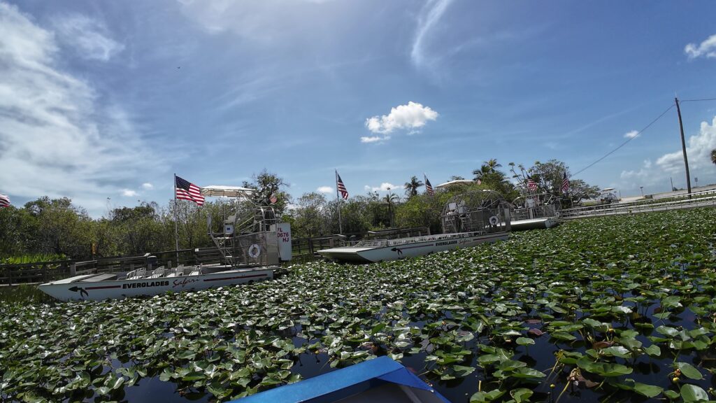 Airboats at the Everglades Safari Park