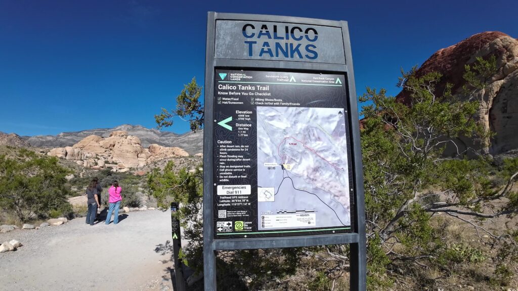 Calico Tanks Sign