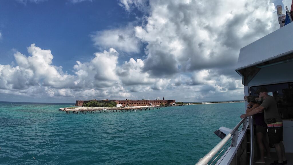 Dry Tortugas Approach on the Ferry