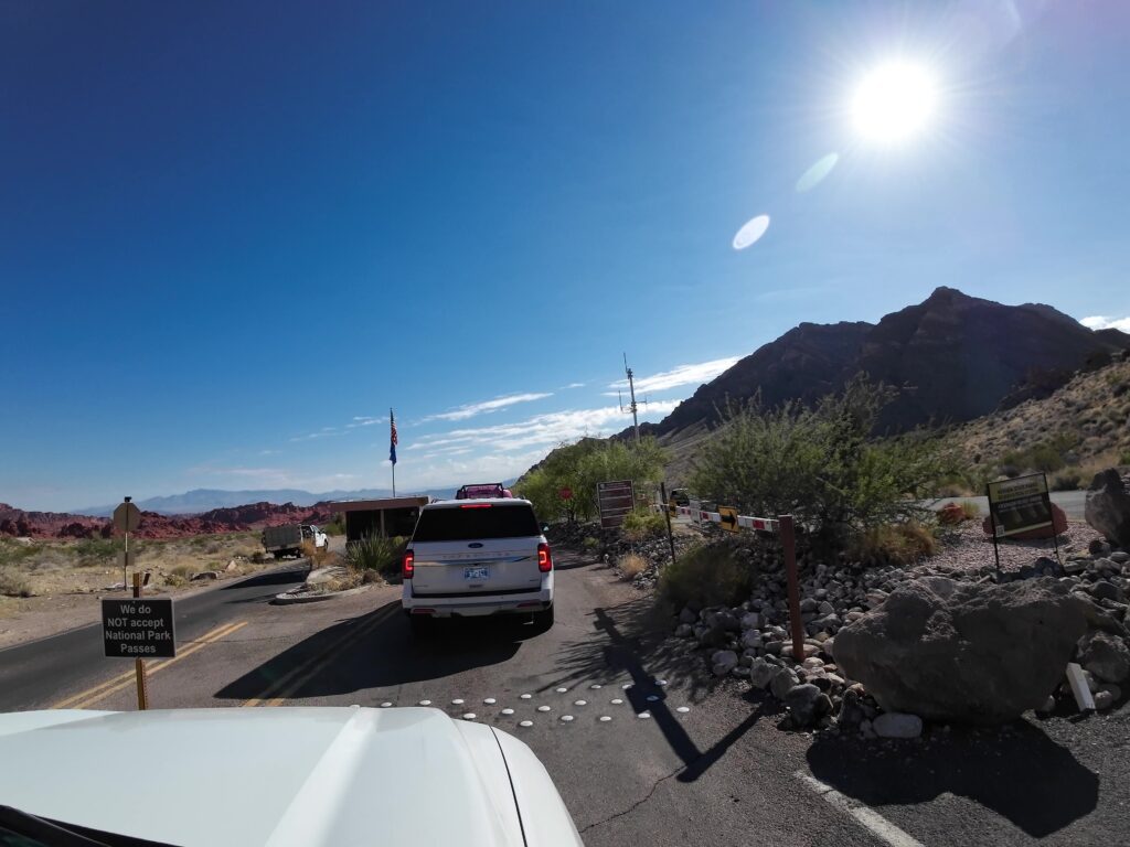 Southwest Entrance to the Valley of Fire State Park