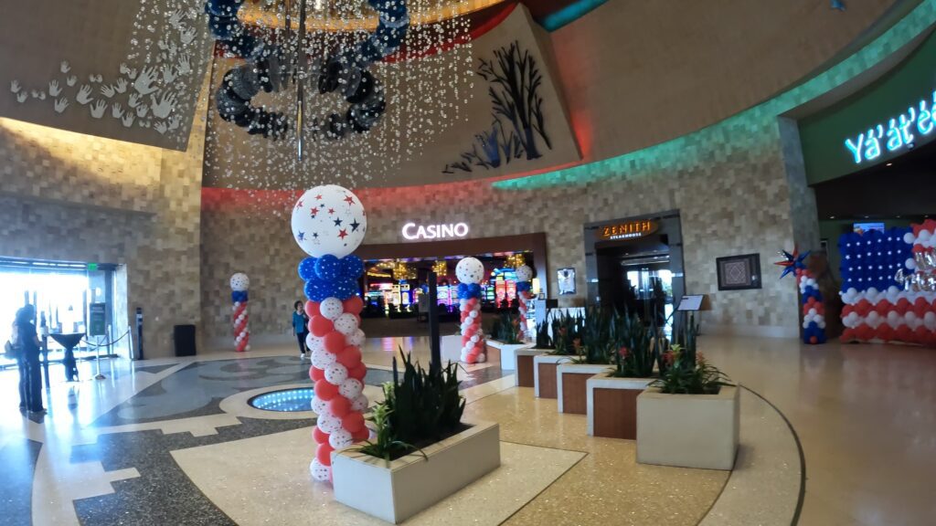 Lobby at the Twin Arrows Navajo Casino and Resort