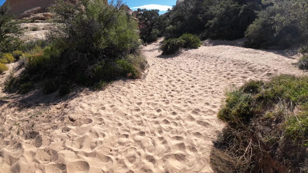 Sandy Area Near Beginning of the Calico Tanks Trail