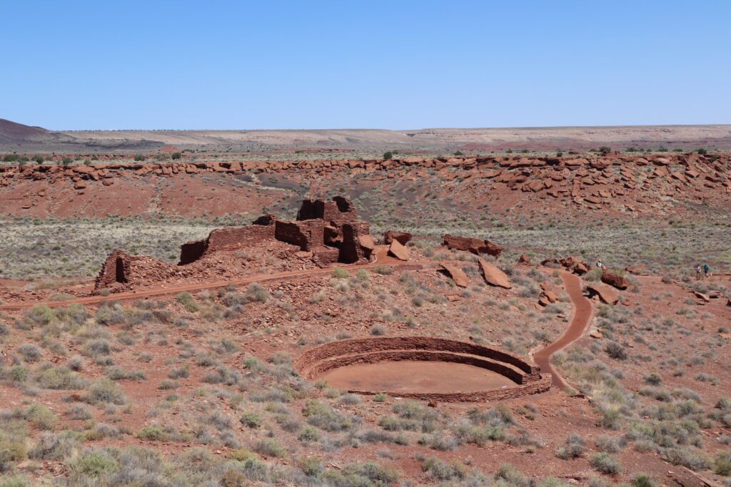 Ball Game Structure at Wupatki Pueblo Complex