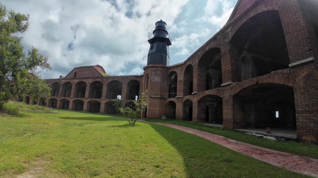 Lighthouse on top of the Fort