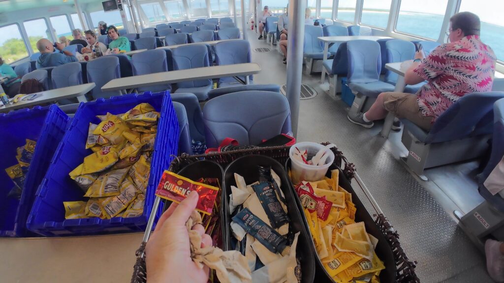 Lunch Amenities on the Ferry