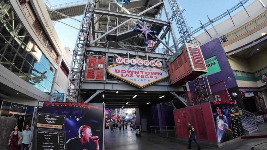 Welcome Sign at Fremont Street