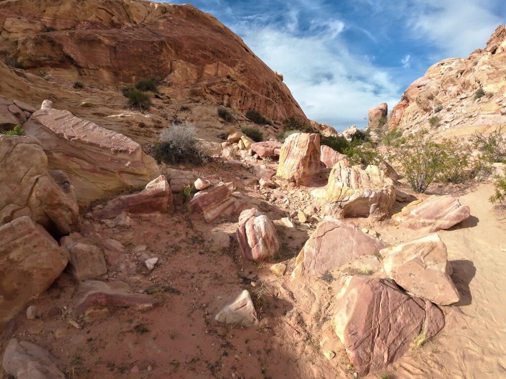 Fascinating Colors on the White Domes Trail