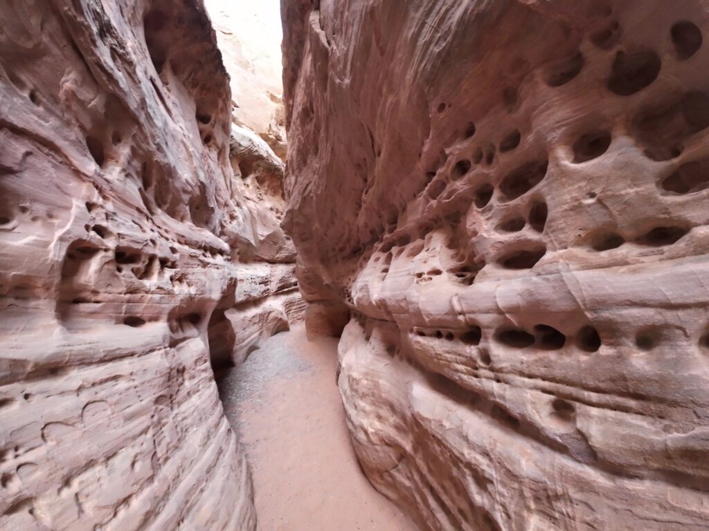 Slot Canyon at White Domes Trail