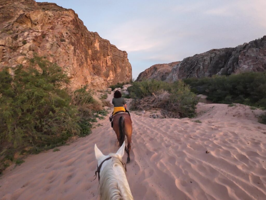 Heading into the Canyon