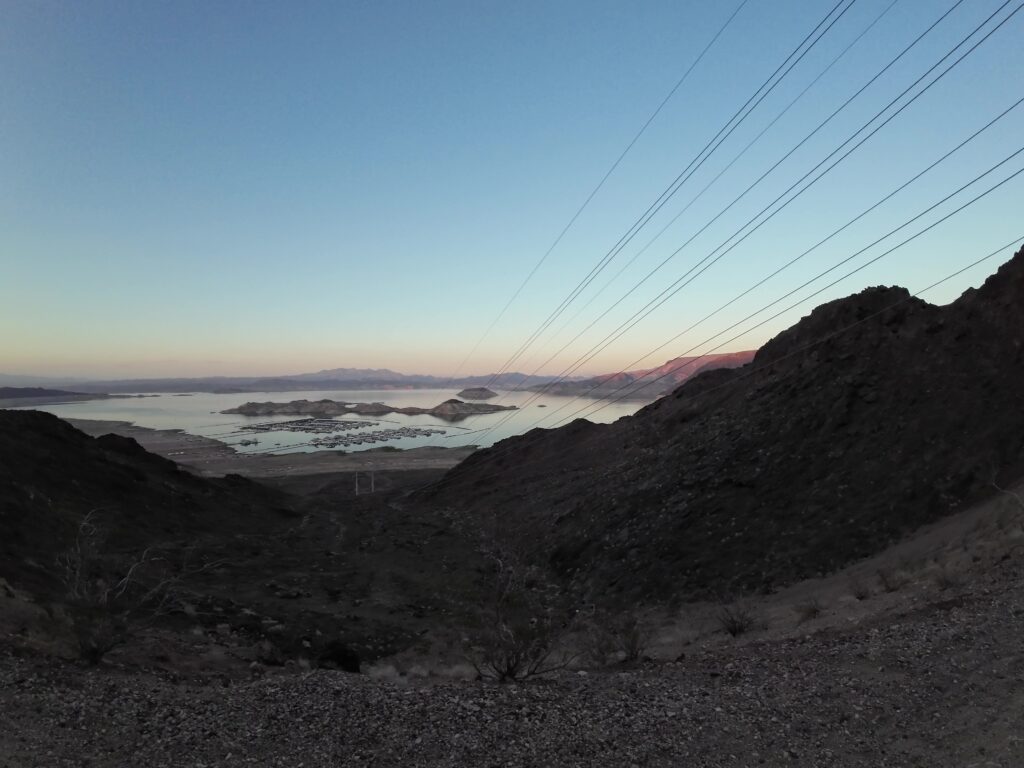 Beautiful Lake Mead at Sunset