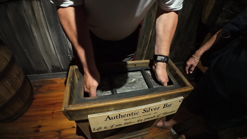 The Cursed Silver Bar in the Shipwreck Treasure Museum