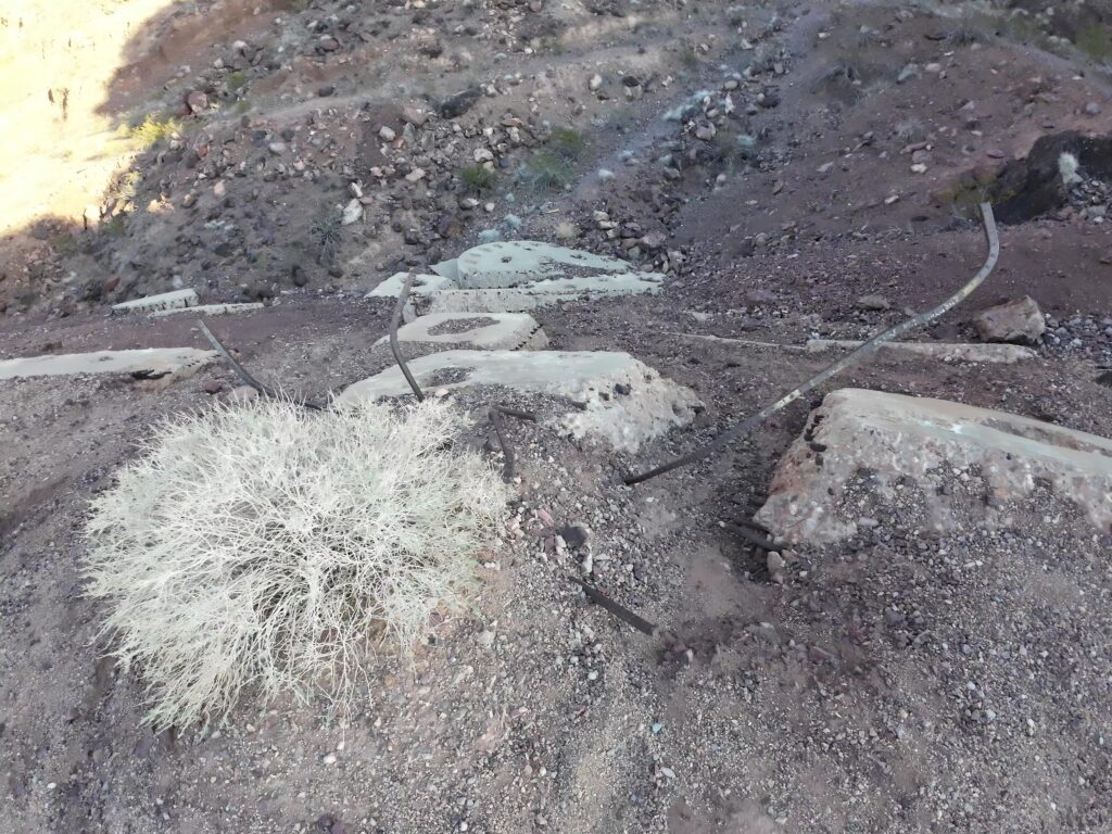 Concrete Plugs for Turbines When Hoover Dam was Built