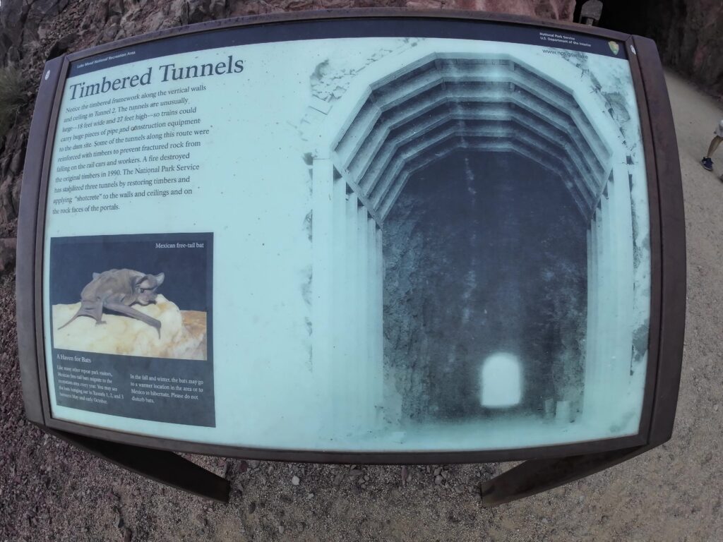 Timber Supports for Roof of Tunnel